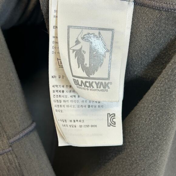 Black Yak Design by Mountaineers LIGHT WEIGHT YAK FLEECE Gray Long Sleeve  XS - Picture 7 of 8
